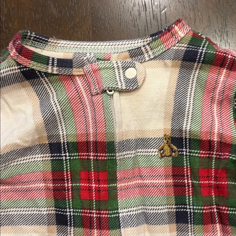 GAP Multicolor Plaid Baby Romper